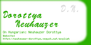 dorottya neuhauzer business card